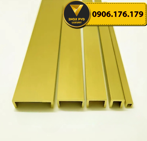 Nẹp U inox U nhôm U đồng tại Hưng Hà Thái Bình