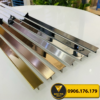Nẹp inox chữ T Hải Phòng che khe nối vật liệu thẩm mỹ