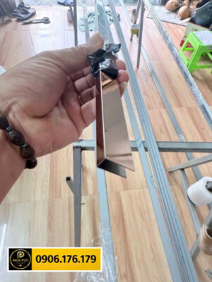 Nẹp inox chữ U che mép vật liệu, chống sứt mẻ hiệu quả tại Hồ Chí Minh, Bình Dương, Vũng Tàu