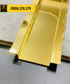 Nẹp inox U TAI che khe giãn cách gạch gọn gàng