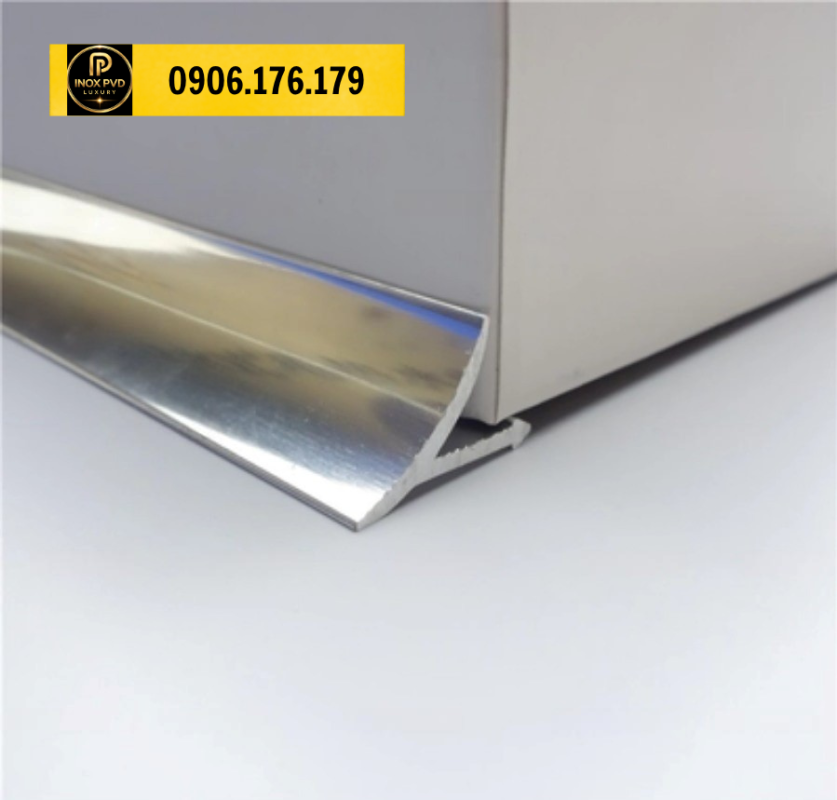 Nẹp nhôm YA8.0 che mép gạch góc âm bền đẹp