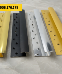 Nẹp nhôm khóa mép thảm cố định thảm vào nền gọn gàng tại hải phòng