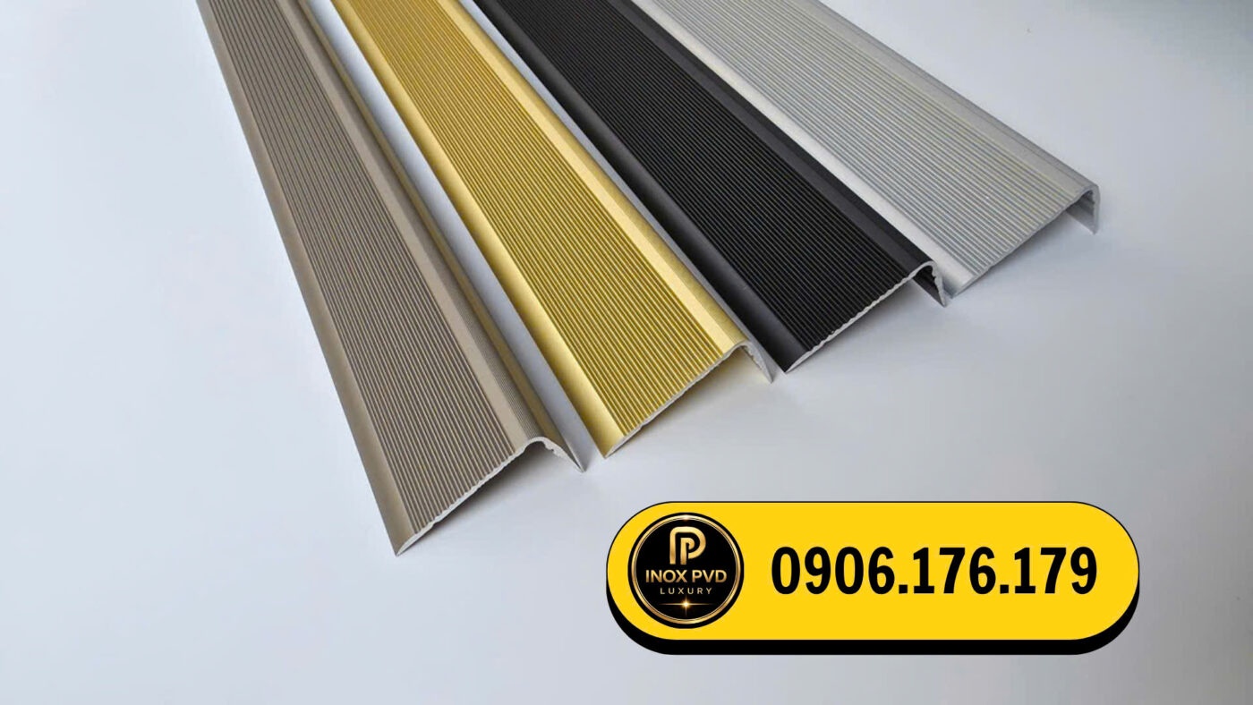 Nẹp chống trơn bậc tam cấp tại Yên Mỹ – Hưng Yên, hướng dẫn cách chọn nẹp theo kích thước bậc, độ dày vật liệu lát và yêu cầu chống trơn cho khu vực thường xuyên đi lại.