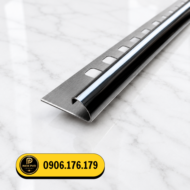 Nẹp inox bo góc tròn Hải Phòng giúp hoàn thiện góc tường đẹp và bền chắc