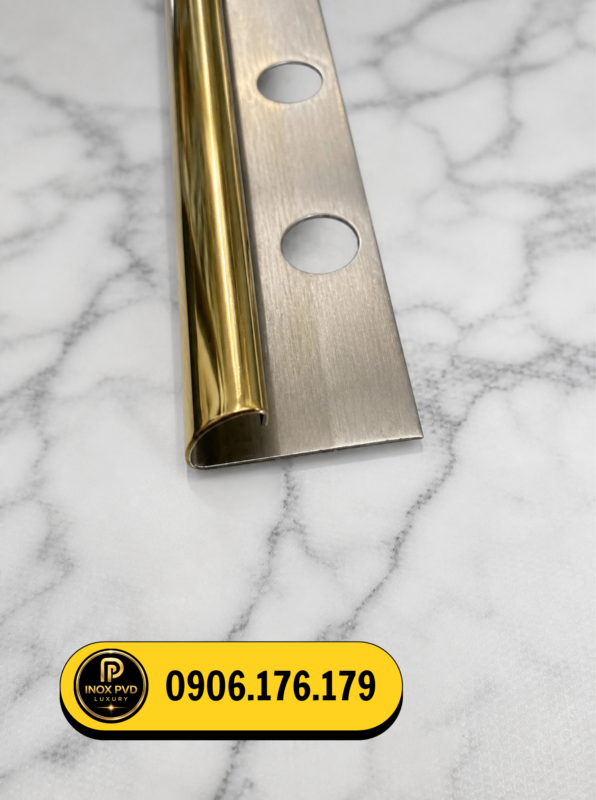 Nẹp inox bo góc tròn bảo vệ góc cạnh công trình tại Hà Nội