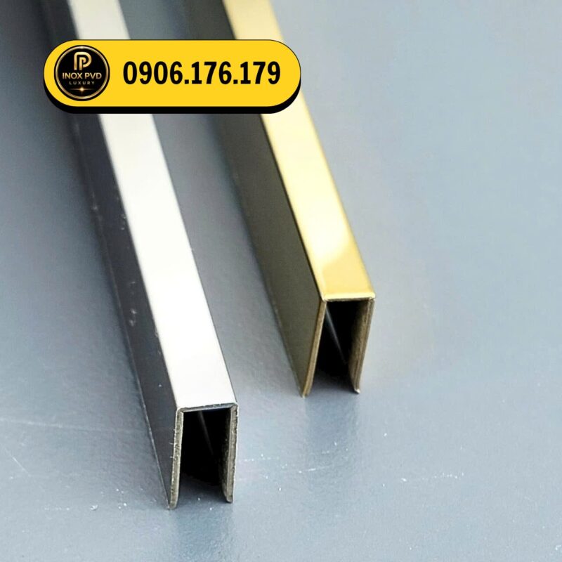 Địa chỉ bán nẹp inox U tại quận Ngô Quyền Hải Phòng uy tín, nẹp inox chữ U chống gỉ chất lượng cao.